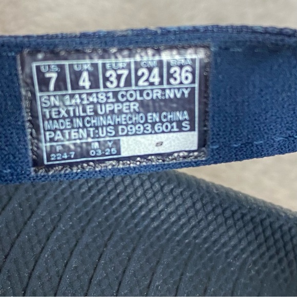 Skechers Slip-ins Sandals GOwalk Flex Womens Size 7 Navy Blue Strappy NEW - Picture 10 of 10